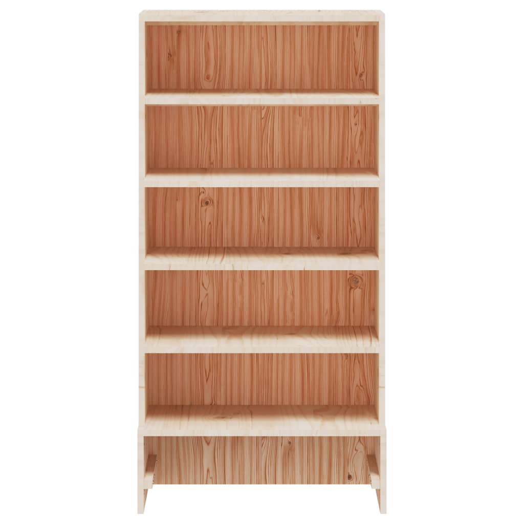 Mueble Zapatero De Madera Maciza De Pino 52x30x104 Cm / Vetonek_5