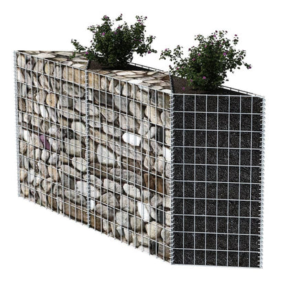 Cesta De Muro De Gaviones Acero Galvanizado 120x30x100 Cm / Vetonek_1