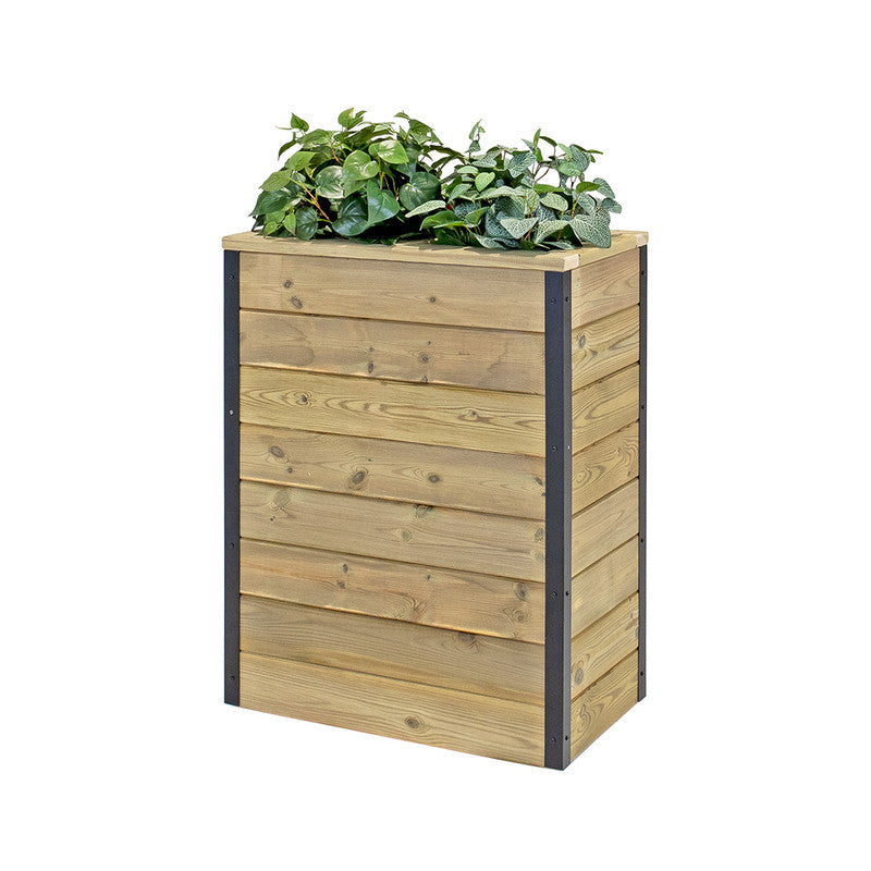 Jardinera De Madera Con Autorriego 60x34x80 Cm Nidum Hortalia_0