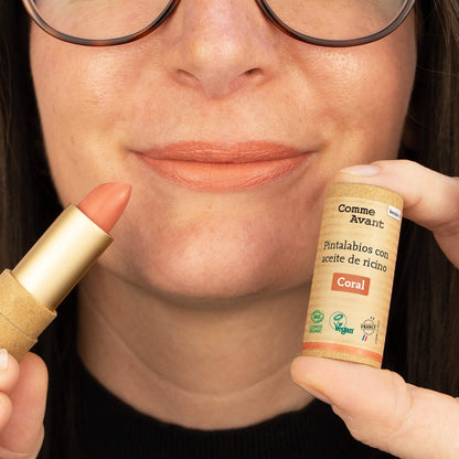 Pintalabios Con Aceite De Ricino - Coral_1