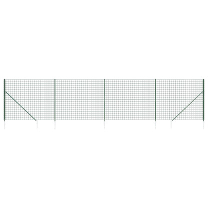 Cerca De Alambre Con Pinchos De Anclaje Verde 1,8x10 M / Vetonek_1