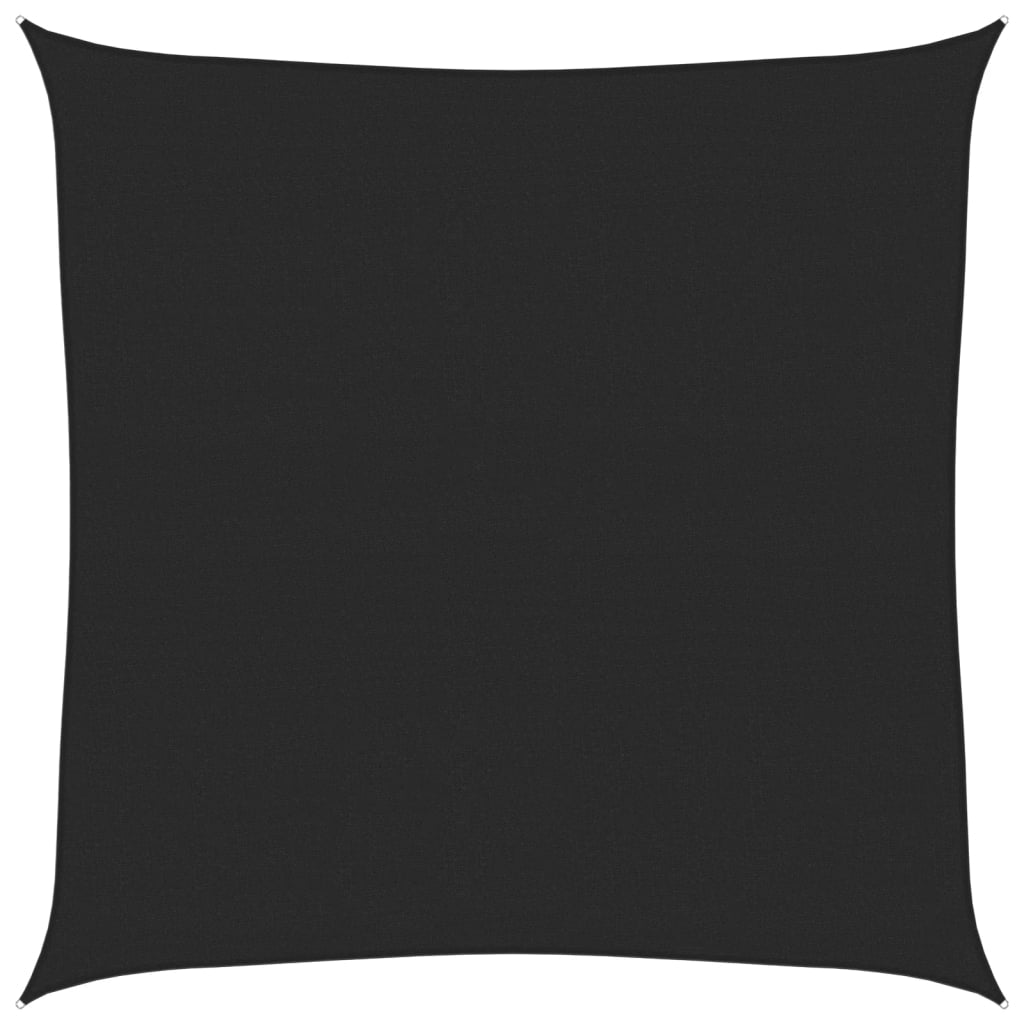 Vidaxl Toldo De Vela Hdpe Negro 160 G/m² 4x4 M_0