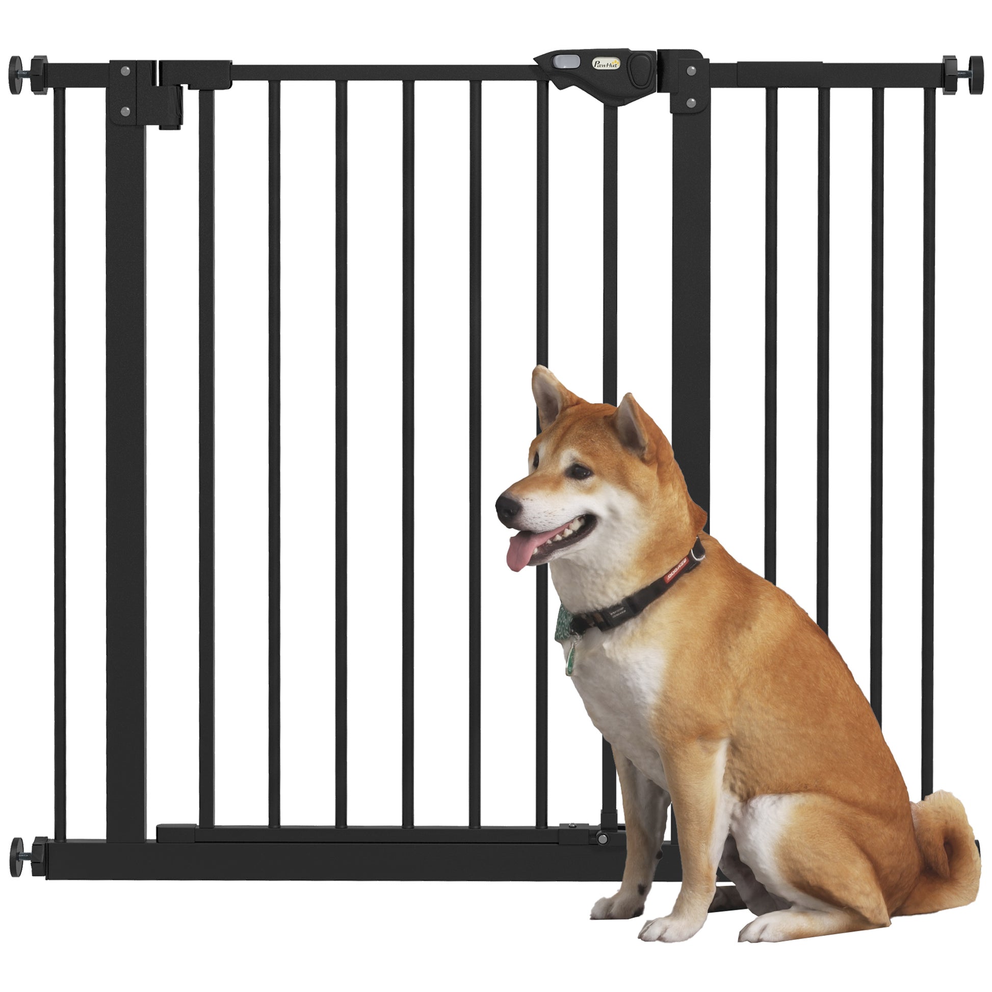 Pawhut Barrera De Seguridad Para Perros Extensible 74-94 Cm_0