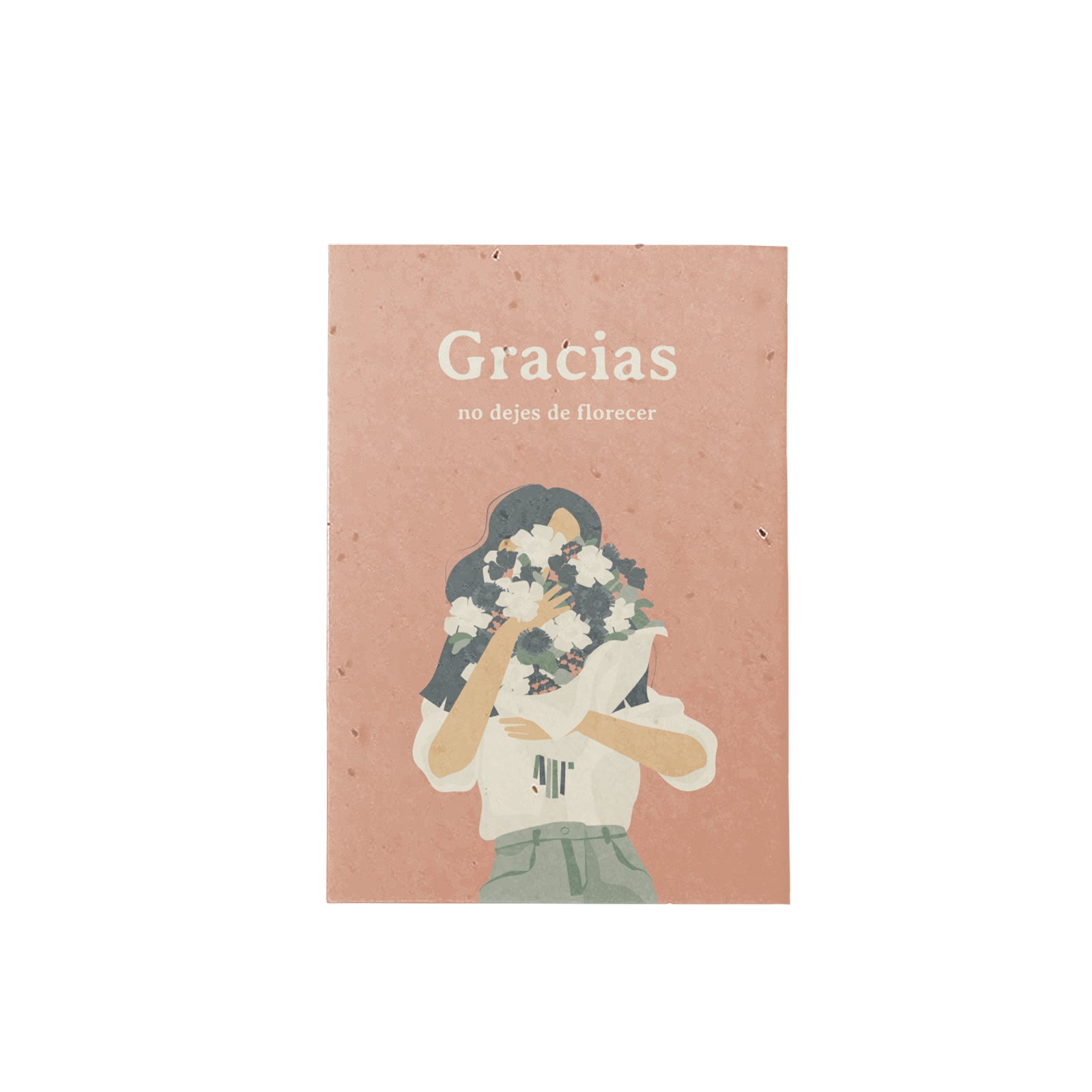 Postal Plantable "Gracias" Semillas de Manzanilla | Regalo Original para Agradecer con Sobre - Resetea_0