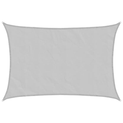 Vidaxl Toldo De Vela Poliéster Oxford 100% Gris Claro 4,5x3 M_0
