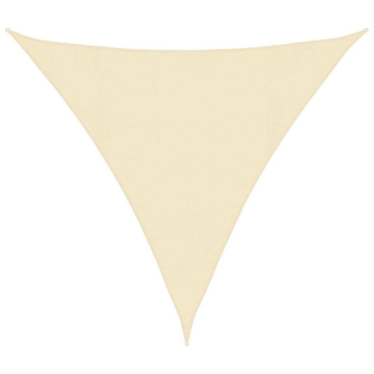 Vidaxl Toldo De Vela Hdpe Color Crema 160 G/m² 4,5x4,5x4,5 M_0