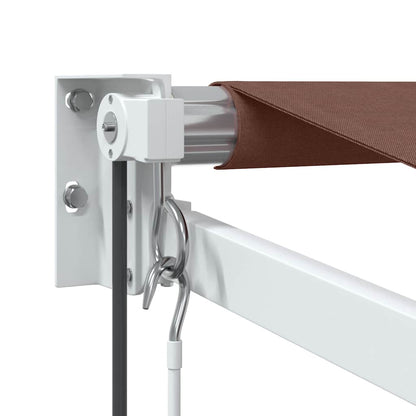 Toldo Retráctil Automático Marrón 350x250 Cm_4
