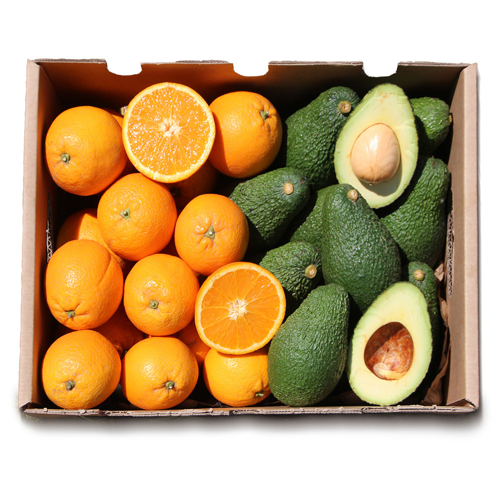 Mix Naranjas Valencianas Y Aguacates Hass De Temporada Tropitop 4kg_0