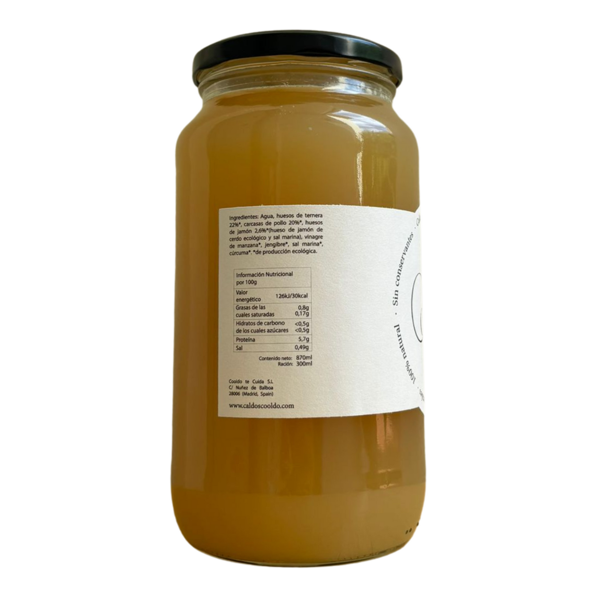 Pack x4 Caldo de Huesos Cooldo 870 ml