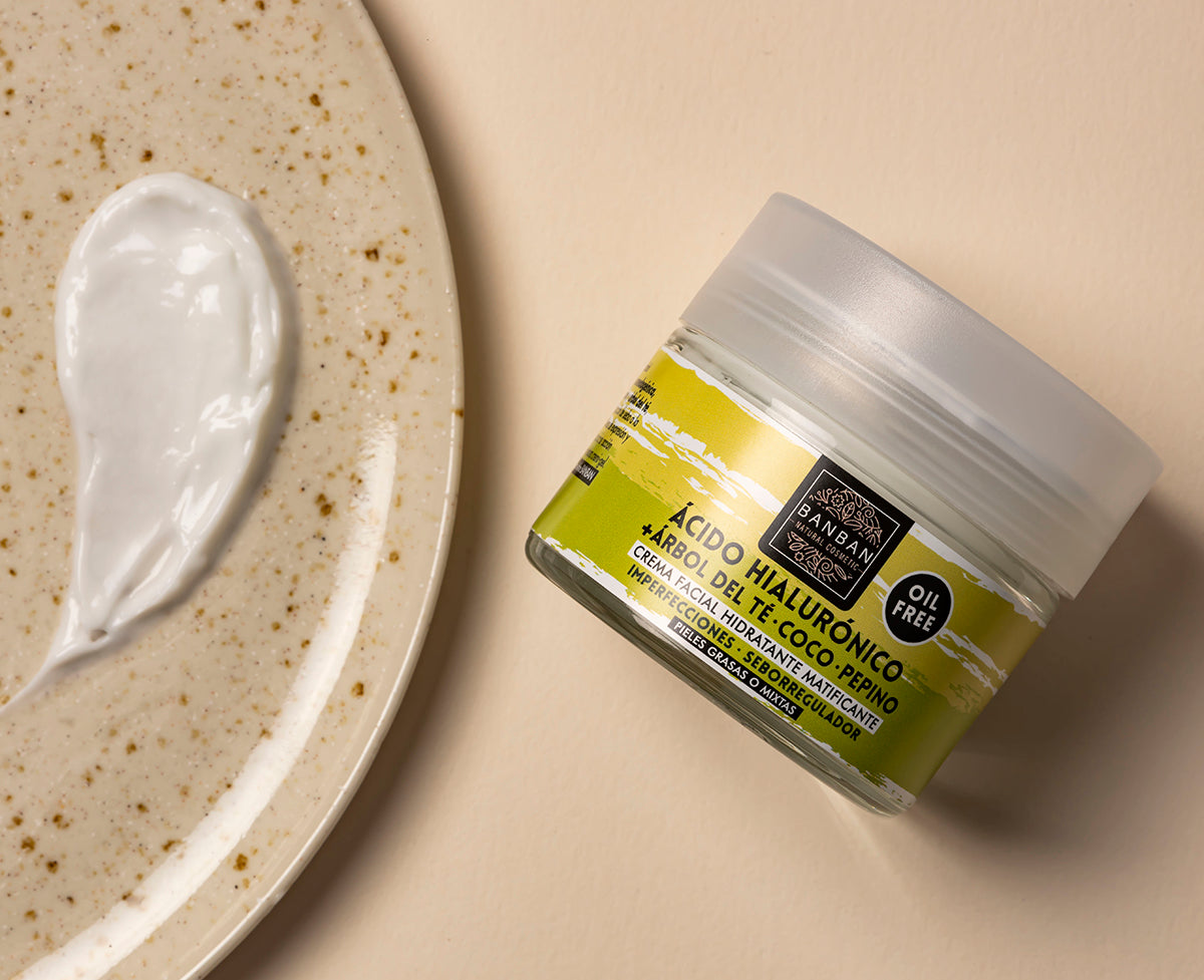Crema Facial Árbol Del Té Y Ácido Hialurónico 50ml Banban