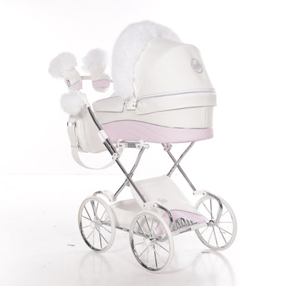 Carro De Muñecas Lulla Maxi Classic Blanco