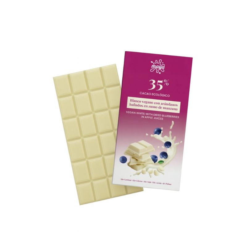 Chocolate Blanco Con Arandanos Maya Organic 75g_0