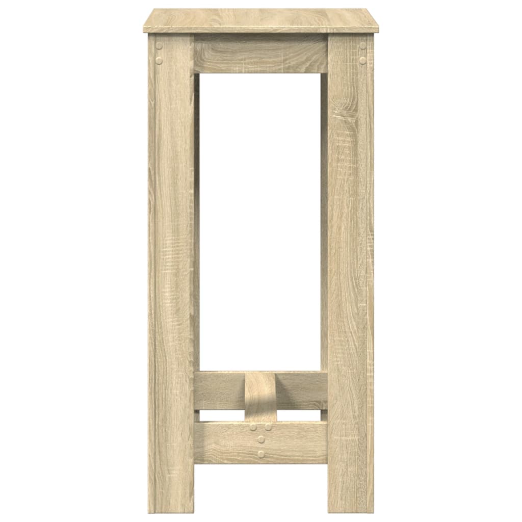 Mesa Alta De Bar Madera Ingeniería Roble Sonoma 51x50x103,5 Cm_3