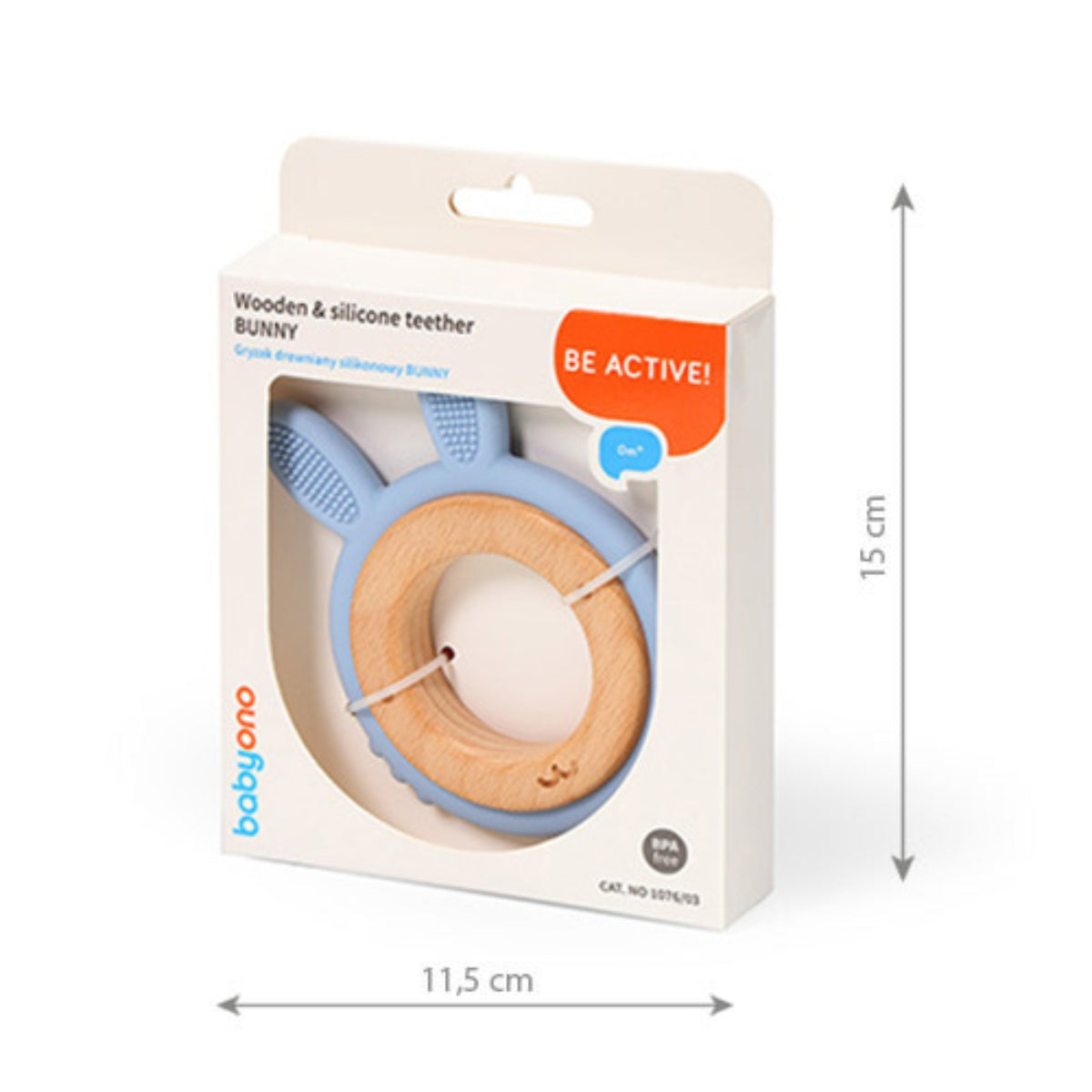 Bunny Mordedor De Madera Y Silicona