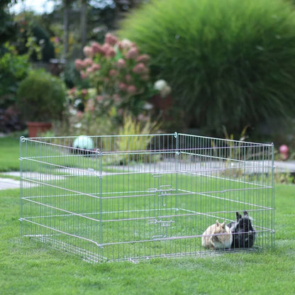 Kerbl Recinto Exterior Para Animales Pequeños Y Barrera Escape Cromado_1