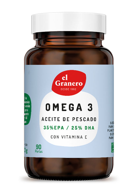 Omegran 3 Plus El granero 90 perlas 705mg