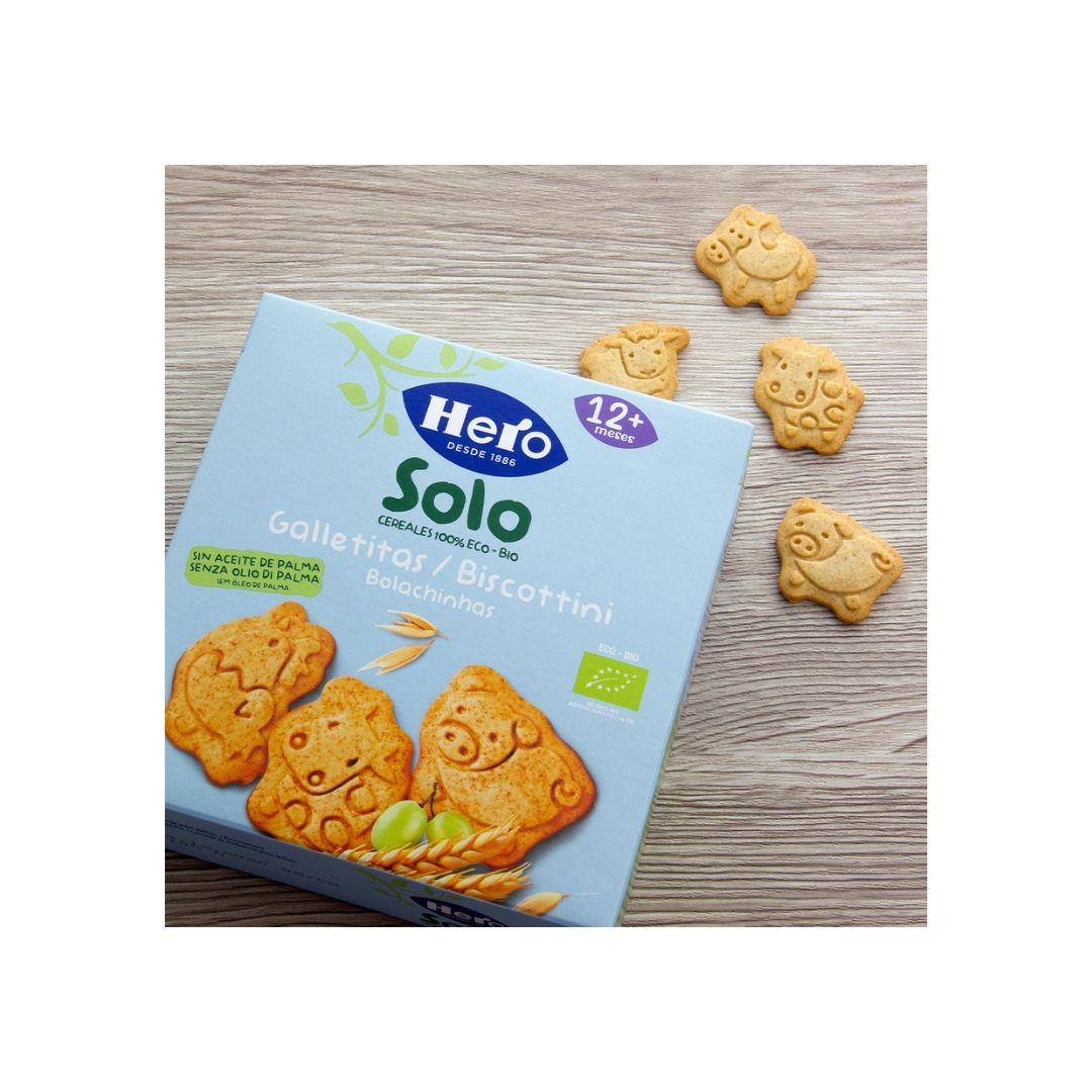 Pack 7x Galletitas animales Solo Cereales 100 g-Hero Solo