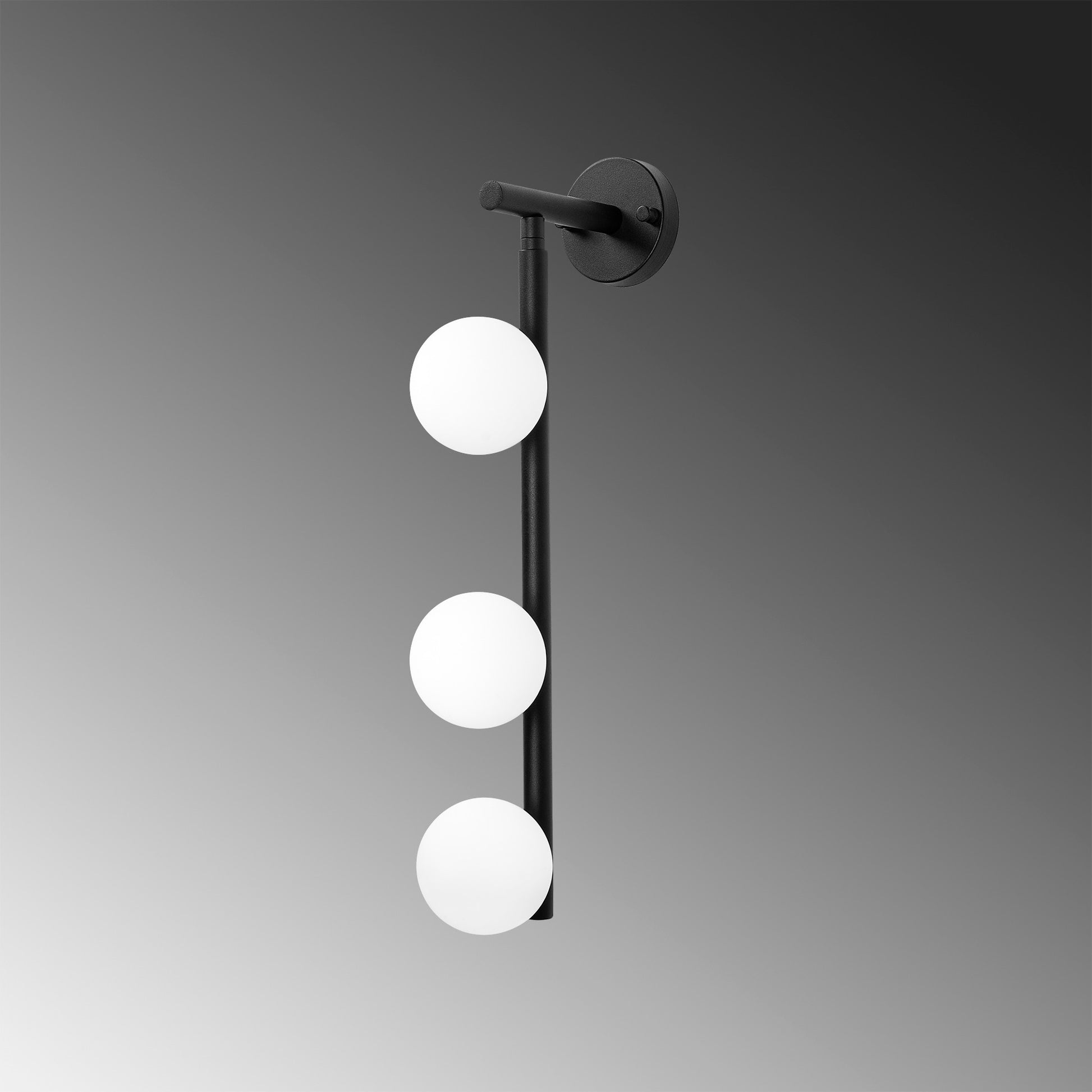 Aplique De Pared, Metal , Negro, 10x24x59, Casquillo 3 X G9 Max 10 W_5