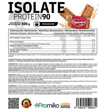 Isolate 90 Cfm - 500 G - Galletas Speculoos - Aumenta La Masa Muscular - Masmusculo_5