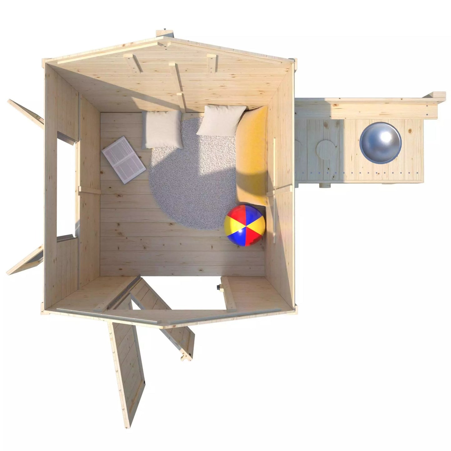 Casita infantil de madera con cocina Jasmine Soulet