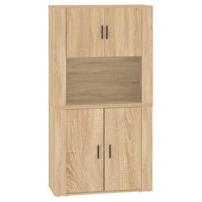Aparador Alto Madera Contrachapada Color Roble_1