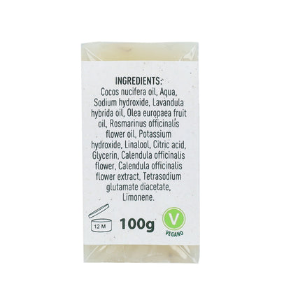 Jabón natural de caléndula Sol Natural 100 g