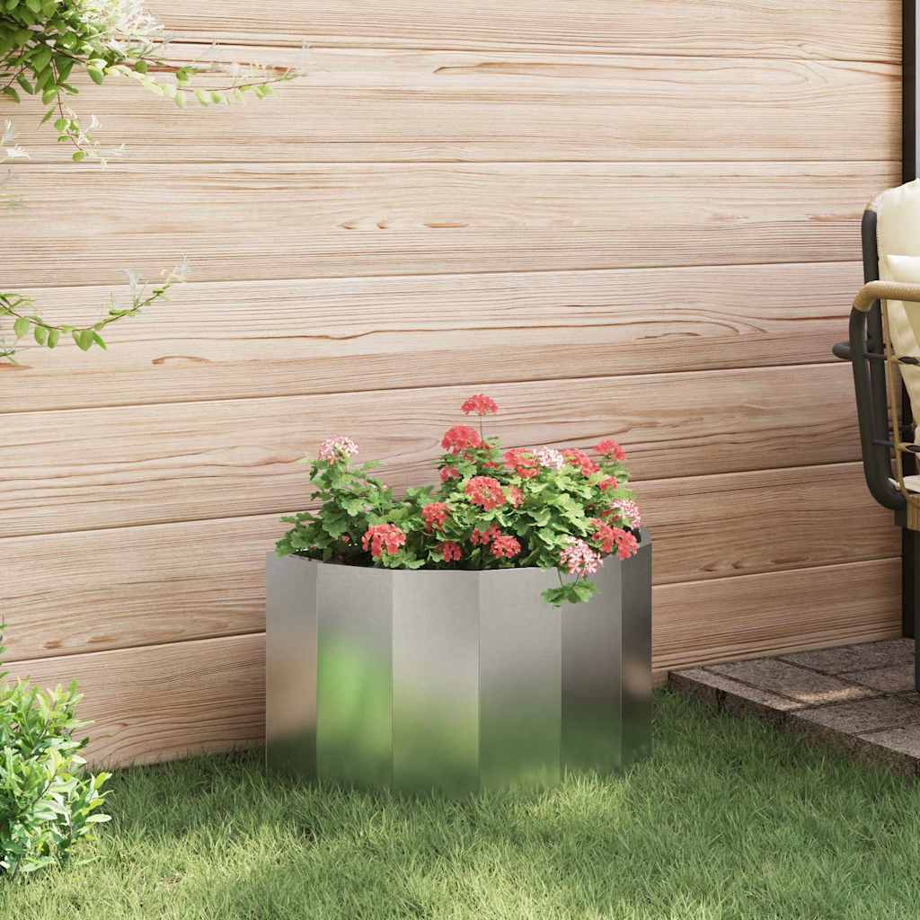 Jardinera Plateado 60 X 30 X 35 Cm Acero Inoxidable_3