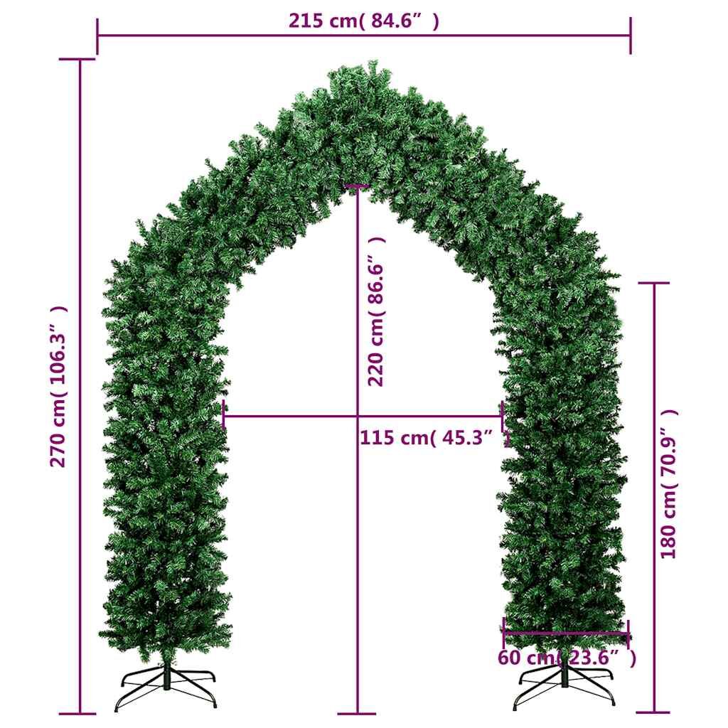 Vidaxl Arco De Navidad Verde 270 Cm_2