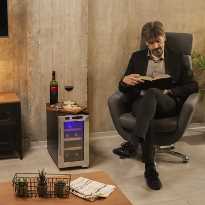 Vinoteca De 8 Botellas Bolero Grandsommelier 820 Coolwood. 23 Litros, Sistema Termoeléctrico De Enfriamiento, Alto Rendimiento, Temperatura Regulabl_3