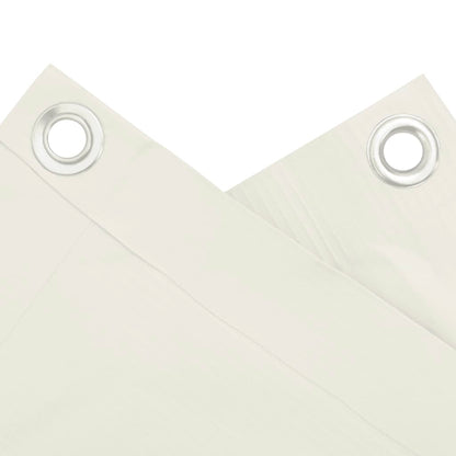 Pantalla De Privacidad De Balcón Pvc Blanco 1000x90 Cm / Vetonek_3