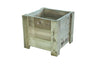 Macetero Elche Cuadrado De Madera Tratada Autoclave Riesgo Iv De 60 X 60 X 52 Cm 105l Para Exterior..