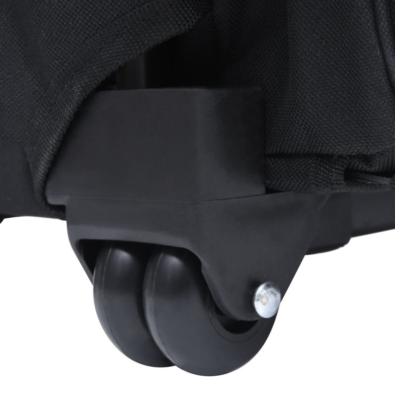 Vidaxl Carro Plegable Para Mascotas Multiusos Negro_5