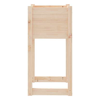 Jardinera De Madera Maciza De Pino 40x40x81 Cm_4