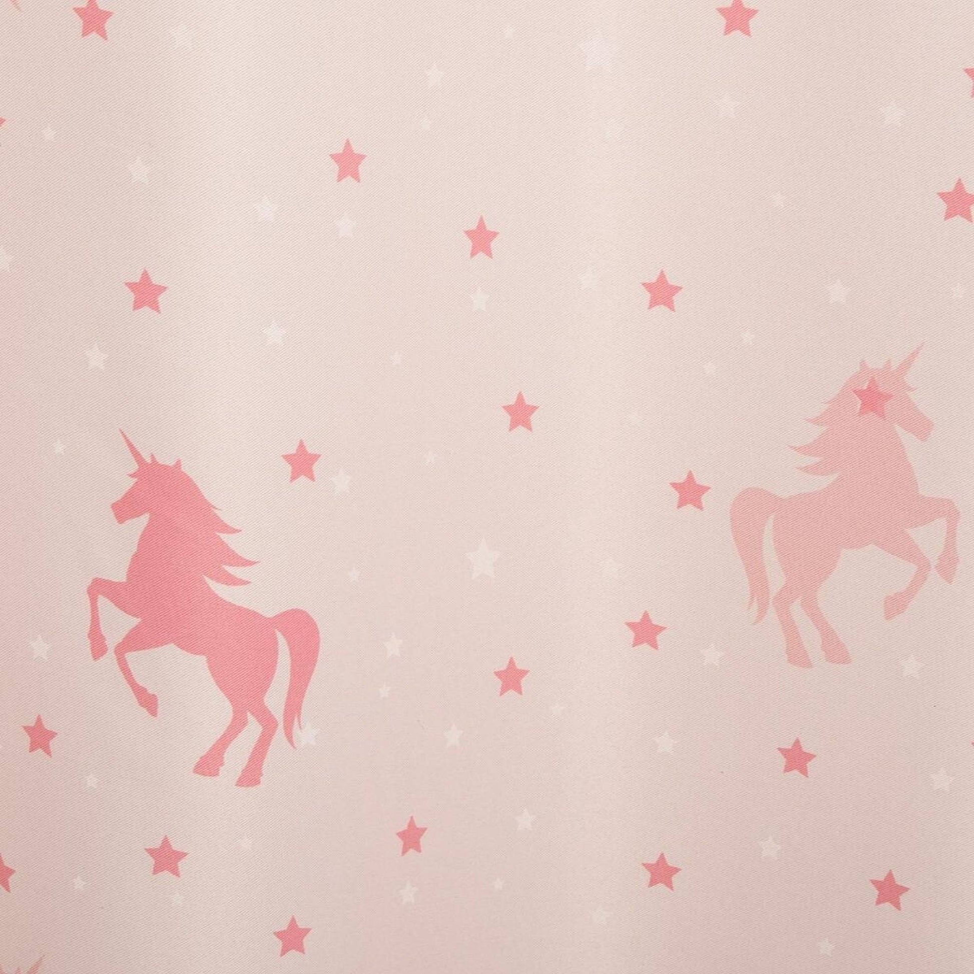 Well Home - Cortina Opaca Infantil unicornio Rosa 140x250cm_2