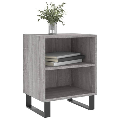 Mesitas De Noche 2 Uds Madera Ingeniería Gris Sonoma 40x30x50cm_1
