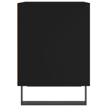 Mesitas De Noche 2 Uds Madera De Ingeniería Negro 40x35x50 Cm_4
