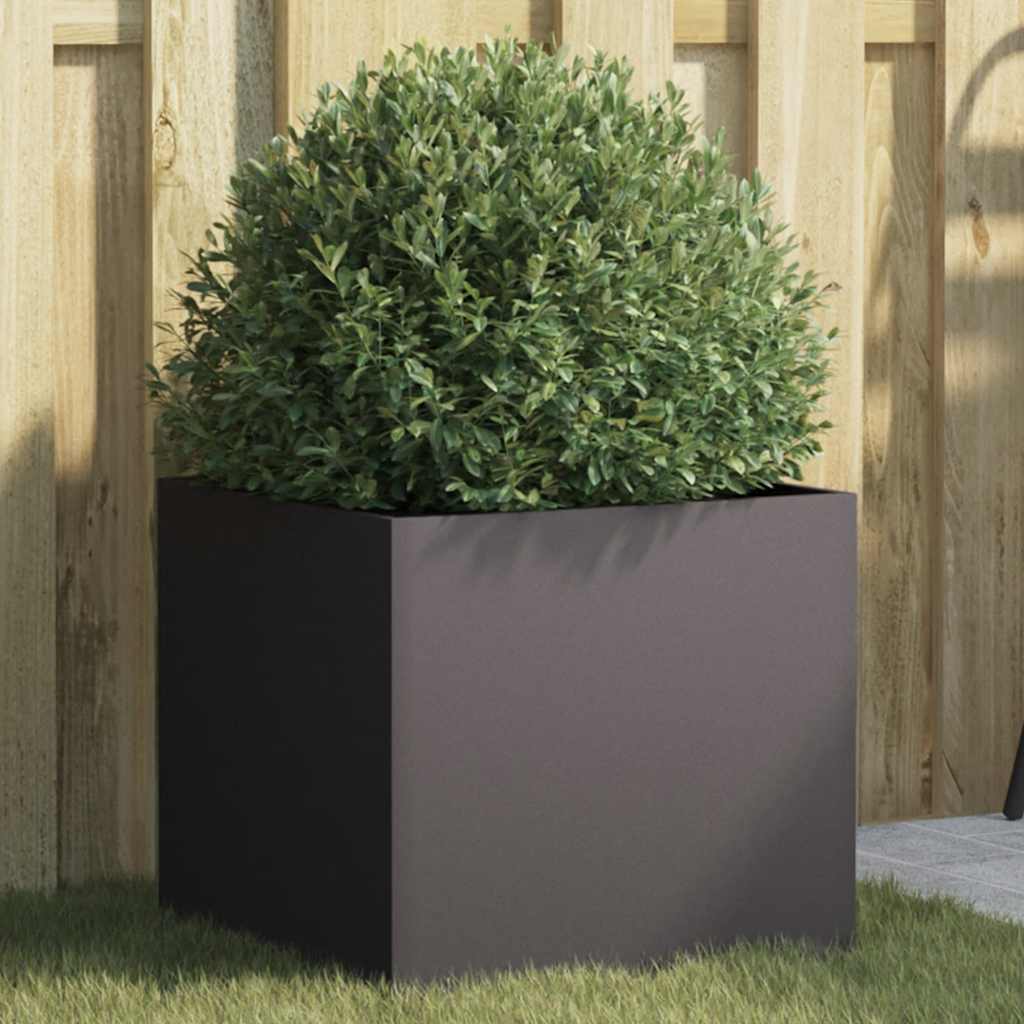 Jardinera Acero Negro 42x40x39 Cm_1