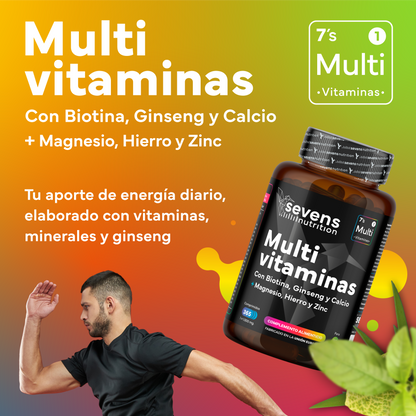 Multivitaminas Sevens Nutrition. Energía, Inmunidad Y Bienestar._1