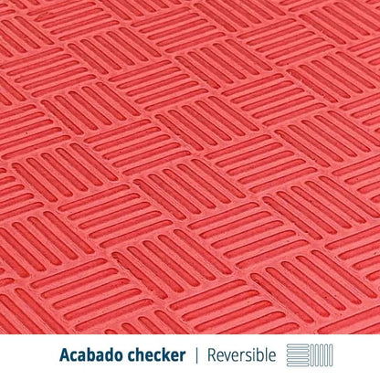Artatami® Tatami Puzzle 1x1x25 Mm Rojo - Negro Pack Ahorro【12 Unidades】gimnasios - Fitness - Pilates - Yoga_3