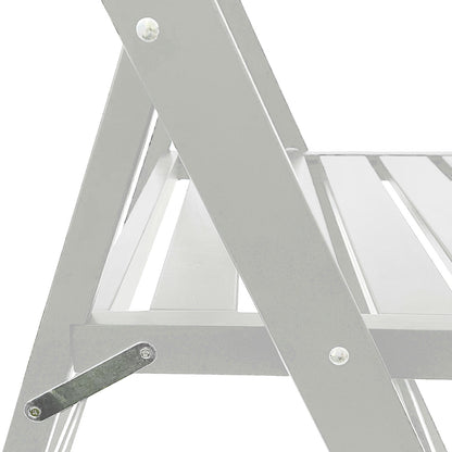 Pack 2 Sillas Plegables De Madera De Bambú 42.5x47.5x79cm O91_4
