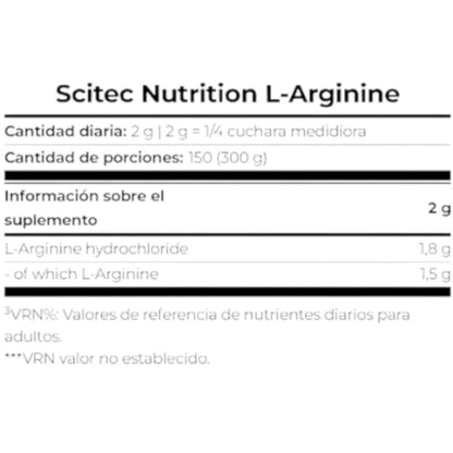 L-arginina - 300g - Neutro - Arginina - Scitec Nutrition_1