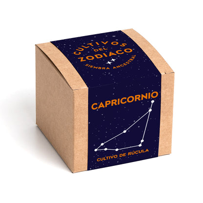 Cultivos del Zodiaco – Capricornio, Kit de Cultivo con Semillas de Rúcula - Resetea_0