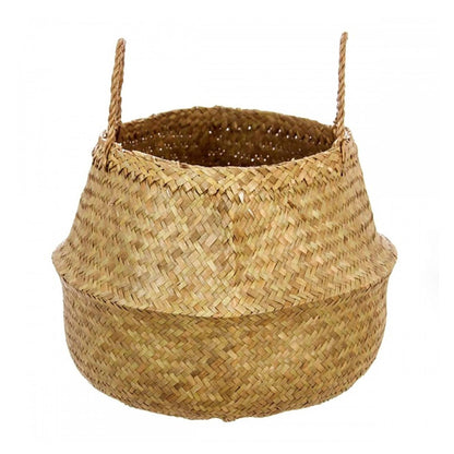 Well Home Cesta Plegable De Caña Natural De 43,5x29 Cm