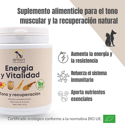 Suplemento natural para la energía y vitalidad de perros y gatos – ECO 100 g_1