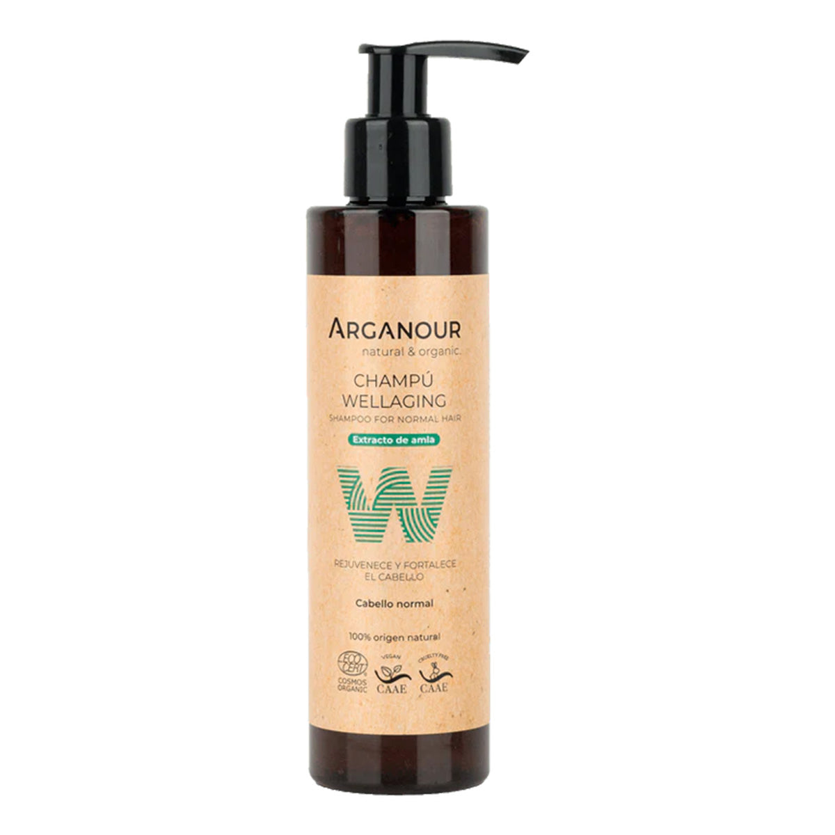 Champú wellaging sin sulfatos Arganour 200ml