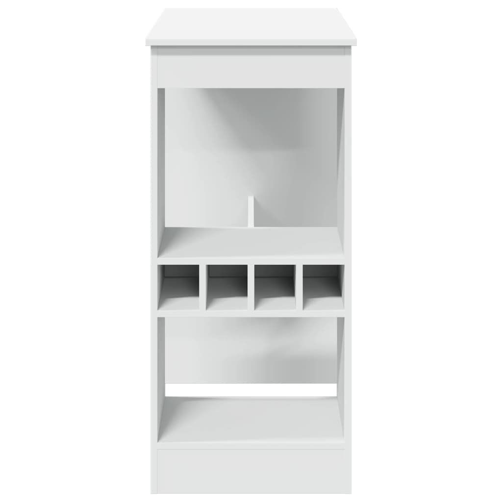 Mesa Alta Con Estantes Madera Ingeniería 90x47,5x103,5 Cm_3