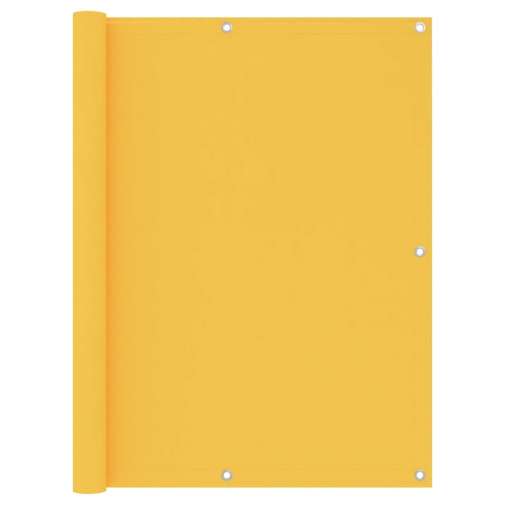 Vidaxl Toldo Para Balcón De Tela Oxford Amarillo 120x600 Cm_0