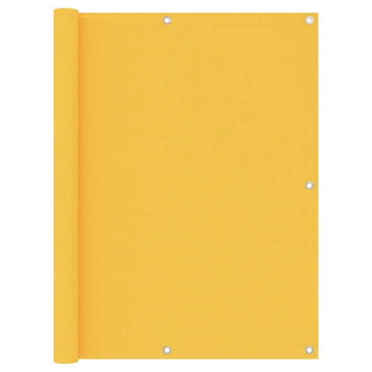 Vidaxl Toldo Para Balcón De Tela Oxford Amarillo 120x600 Cm_0