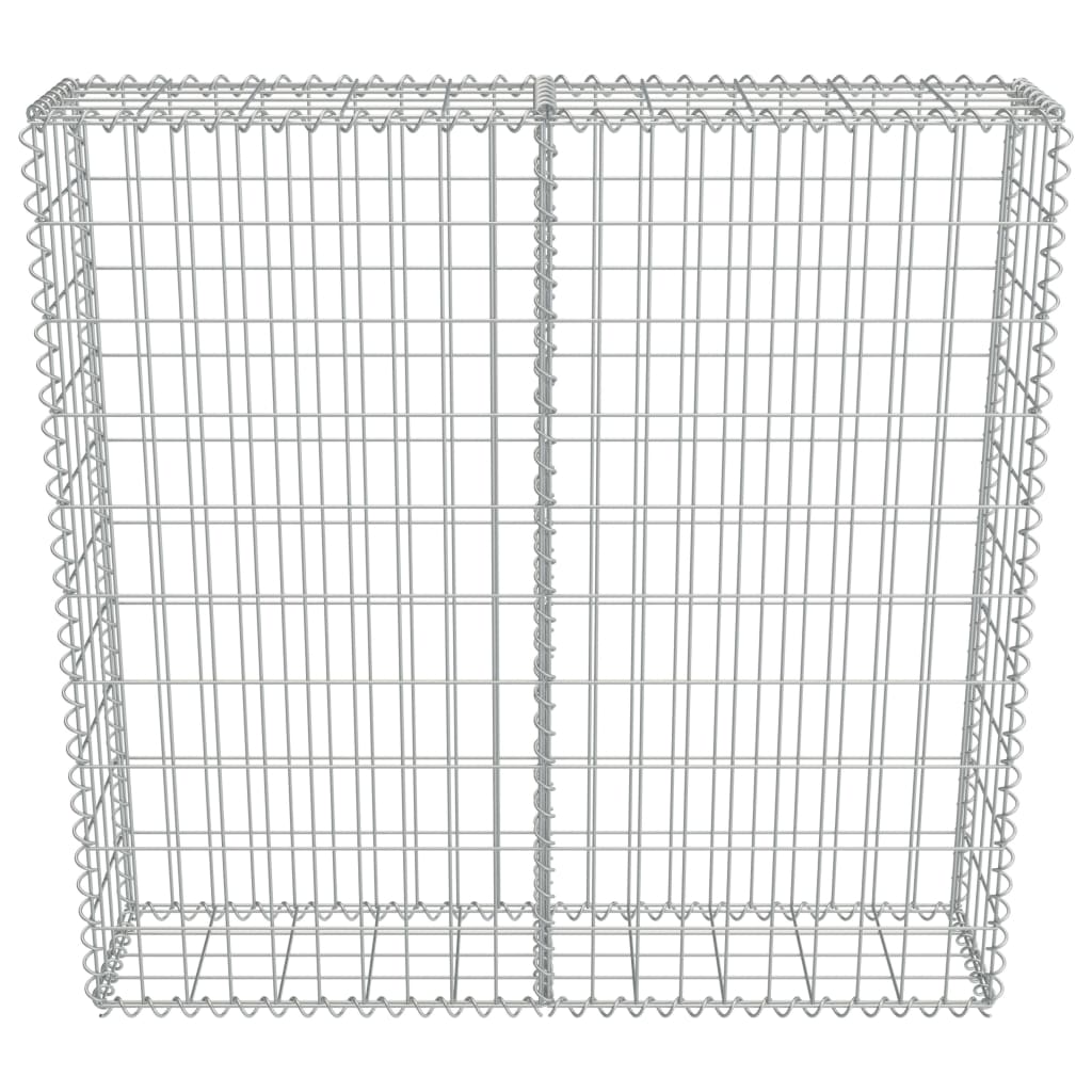 Muro De Gaviones Con Cubiertas Acero Galvanizado 100x20x100 Cm / Vetonek_4