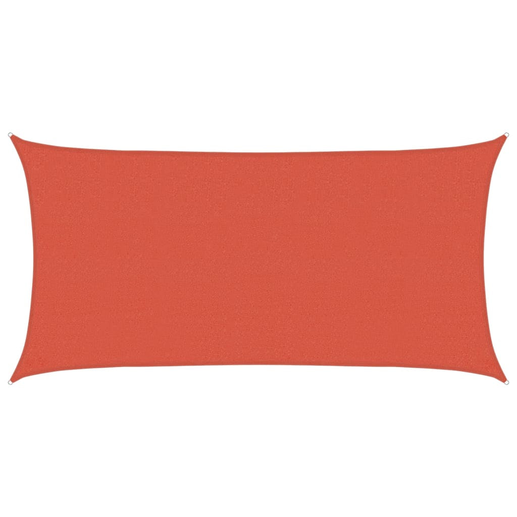 Vidaxl Toldo De Vela Hdpe Terracota 160 G/m² 2,5x4,5 M_0